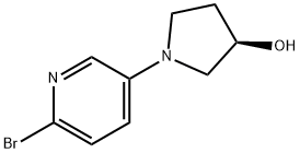 (R)-1-(6-溴-3-吡啶基)吡咯烷-3-醇 结构式