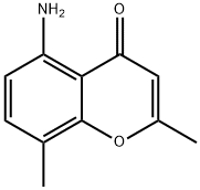 5-Amino-2-methyl-4-oxo-4H-chromene-8-carbaldehyde Struktur
