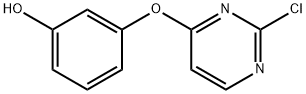 Phenol, 3-[(2-chloro-4-pyrimidinyl)oxy]- Structure