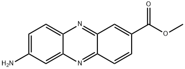 2-Phenazinecarboxylic acid, 7-amino-, methyl ester Struktur