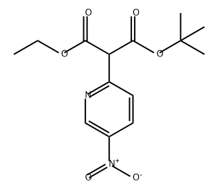 Propanedioic acid, 2-(5-nitro-2-pyridinyl)-, 1-(1,1-dimethylethyl) 3-ethyl ester