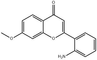 2-(2-Aminophenyl)-7-methoxy-4H-chromen-4-one Struktur