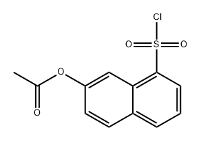 1-Naphthalenesulfonyl chloride, 7-(acetyloxy)-