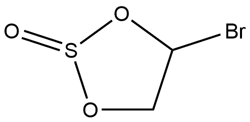 1,3,2-Dioxathiolane, 4-bromo-, 2-oxide 结构式