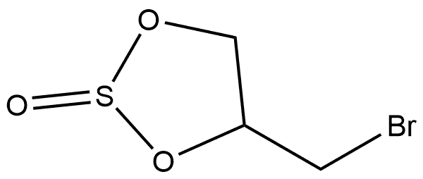 1,3,2-Dioxathiolane, 4-(bromomethyl)-, 2-oxide 化学構造式