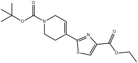 1,1-Dimethylethyl 4-[4-(ethoxycarbonyl)-2-thiazolyl]-3,6-dihydro-1(2H)-pyridinecarboxylate