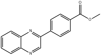 Methyl 4-(quinoxalin-2-yl)benzoate,922525-24-4,结构式