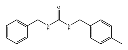 Urea, N-[(4-methylphenyl)methyl]-N'-(phenylmethyl)-,92277-82-2,结构式