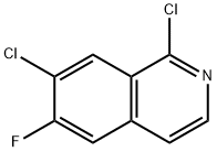 Isoquinoline, 1,7-dichloro-6-fluoro- Struktur