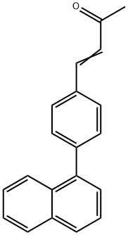 4-(4-(Naphthalen-1-yl)phenyl)but-3-en-2-one Structure