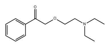 Ethanone, 2-[2-(diethylamino)ethoxy]-1-phenyl- Structure