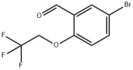 5-溴-2-(2,2,2-三氟乙氧基)苯甲醛,923281-72-5,结构式