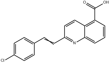 2-(4-Chlorostyryl)quinoline-5-carboxylic acid,923297-70-5,结构式