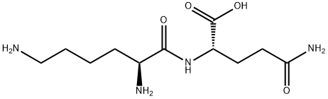 L-Glutamine, L-lysyl- Structure