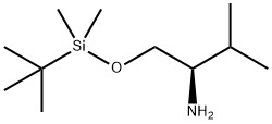 (R)-1-((tert-Butyldimethylsilyl)oxy)-3-methylbutan-2-amine 结构式