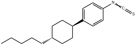 1-异硫氰酸基-4-(反式-4-戊基环己基)苯 结构式