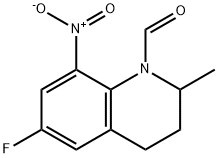 6-Fluoro-2-methyl-8-nitro-3,4-dihydroquinoline-1(2H)-carbaldehyde Structure