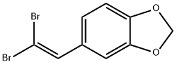 1,3-Benzodioxole, 5-(2,2-dibromoethenyl)- Structure