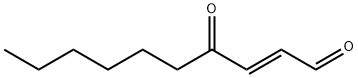 2-Decenal, 4-oxo-, (2E)- 化学構造式