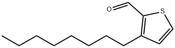 2-Thiophenecarboxaldehyde, 3-octyl- Struktur