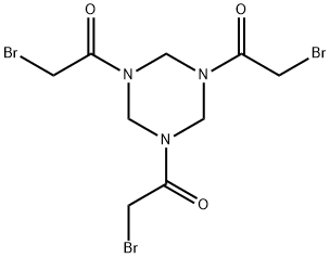 1,1',1''-(1,3,5-三嗪烷-1,3,5-三基)三(2-溴乙酮),92531-02-7,结构式