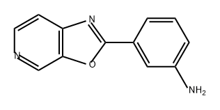 Benzenamine, 3-oxazolo[5,4-c]pyridin-2-yl- Structure