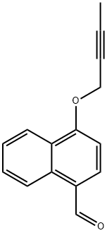 4-(But-2-yn-1-yloxy)-1-naphthaldehyde Struktur