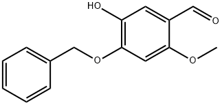 Benzaldehyde, 5-hydroxy-2-methoxy-4-(phenylmethoxy)- Structure