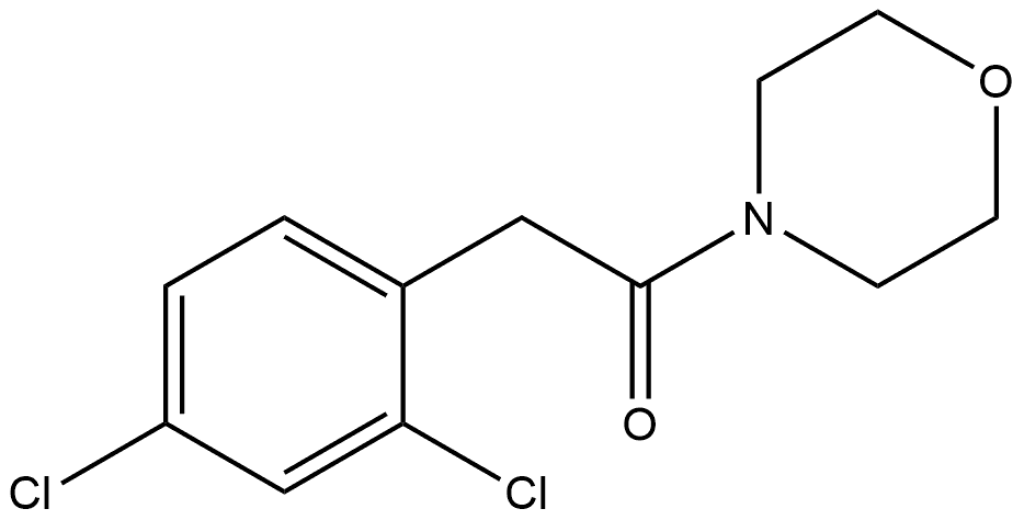 2-(2,4-Dichlorophenyl)-1-(4-morpholinyl)ethanone Structure