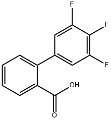 [1,1'-Biphenyl]-2-carboxylic acid, 3',4',5'-trifluoro-,925908-47-0,结构式
