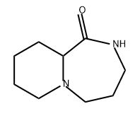 Pyrido[1,2-a][1,4]diazepin-1(7H)-one, octahydro- 化学構造式
