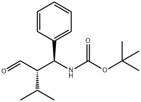 Carbamic acid, N-[(1S,2S)-2-formyl-3-methyl-1-phenylbutyl]-, 1,1-dimethylethyl ester,926308-18-1,结构式