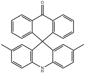 Spiro[acridine-9(10H),9'(10'H)-anthracen]-10'-one, 2,7-dimethyl- Structure