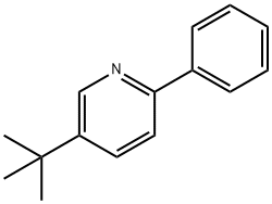 Pyridine, 5-(1,1-dimethylethyl)-2-phenyl- Struktur