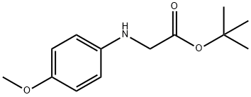 Glycine, N-(4-methoxyphenyl)-, 1,1-dimethylethyl ester 结构式