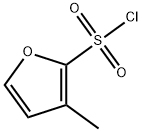 3-Methyl-2-furansulfonyl chloride 化学構造式