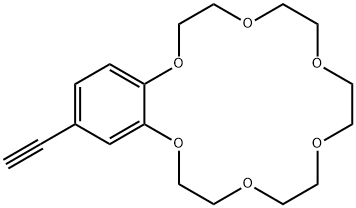 1,4,7,10,13,16-Benzohexaoxacyclooctadecin, 18-ethynyl-2,3,5,6,8,9,11,12,14,15-decahydro- Structure