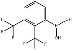 Boronic acid, B-[2,3-bis(trifluoromethyl)phenyl]- Structure