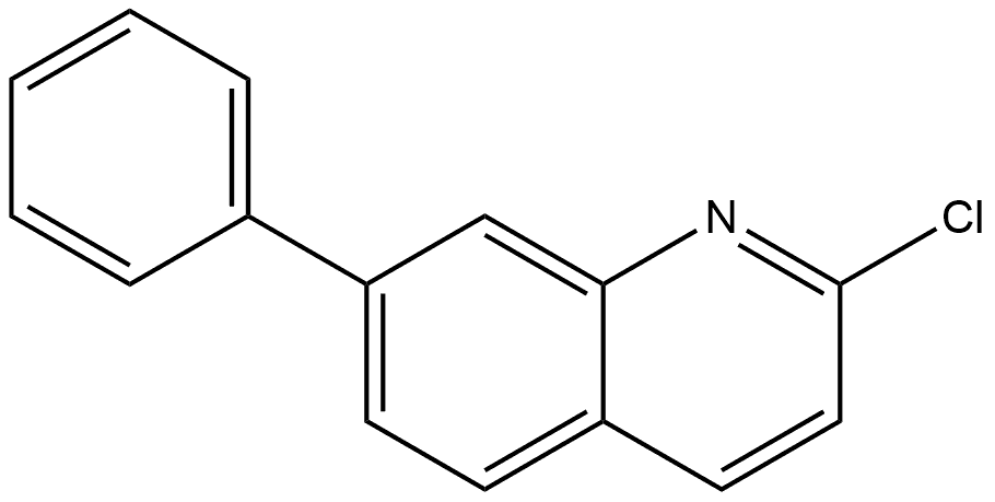2-CHLORO-7-PHENYLQUINOLINE 结构式