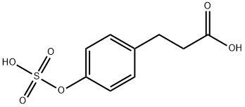 4-羟基苯丙酸硫酸酯,92799-82-1,结构式