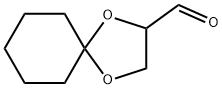 1,4-Dioxaspiro[4.5]decane-2-carboxaldehyde 化学構造式