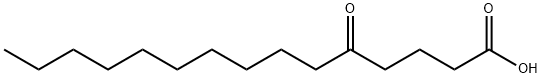 Pentadecanoic acid, 5-oxo- Structure