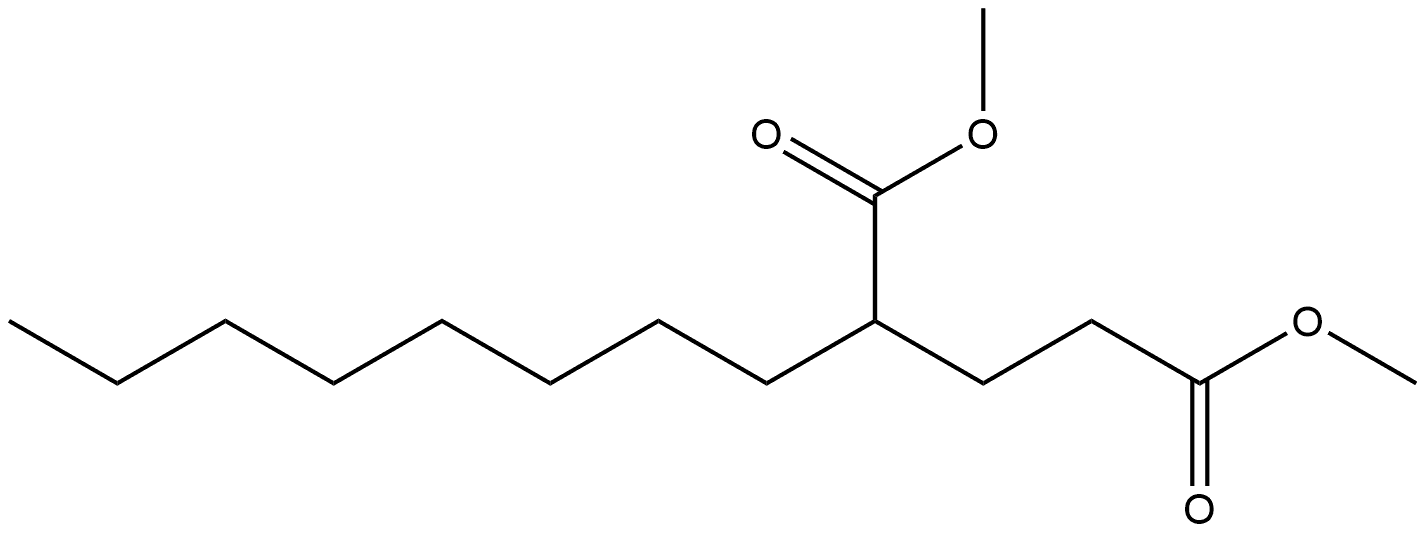 2-Octyl-glutarsaeure-dimethylester Structure