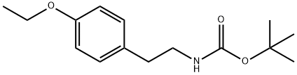 tert-Butyl 4-ethoxyphenethylcarbamate 结构式