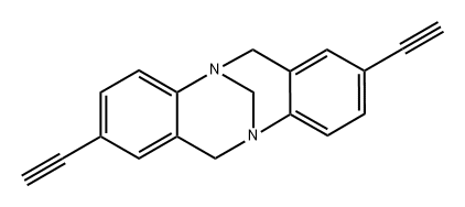 6H,12H-5,11-METHANODIBENZO[B,F][1,5]DIAZOCINE, 2,8-DIETHYNYL- 结构式
