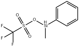 甲基苯基硅烷基 三氟甲磺酸盐, 92886-88-9, 结构式