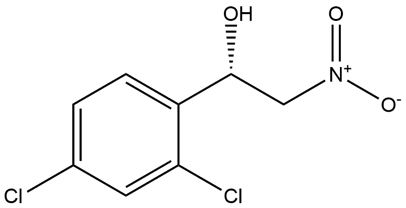 Benzenemethanol, 2,4-dichloro-α-(nitromethyl)-, (αS)-,929260-29-7,结构式