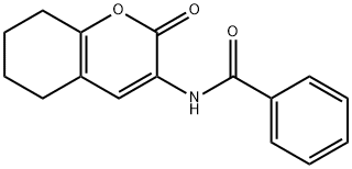 N-(2-Oxo-5,6,7,8-tetrahydro-2H-chromen-3-yl)benzamide,92963-44-5,结构式