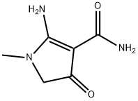 1H-Pyrrole-3-carboxamide, 2-amino-4,5-dihydro-1-methyl-4-oxo- Structure