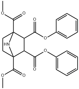 7-アザビシクロ[2.2.1]ヘプタン-1α,2β,3β,4α-テトラカルボン酸1,4-ジメチル2,3-ジフェニル 化学構造式